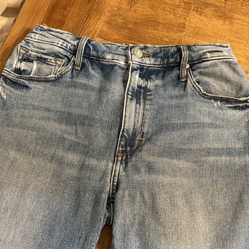 Black Orchid Skinny Boyfriend Jeans. Sz~26. Washed Distressed Denim EUC - Picture 3 of 12
